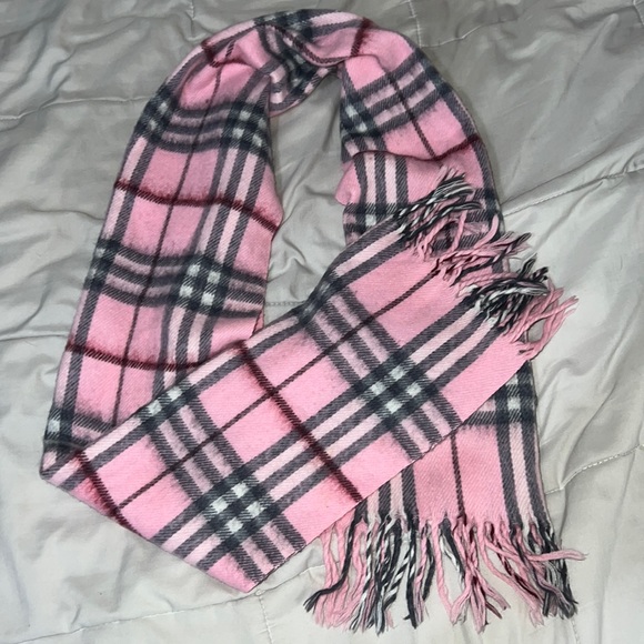 Accessories - Pink Plaid Scarf